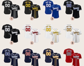 KXK Custom Stitched Baseball Jersey: Personalized Name & Number, Fan Gift