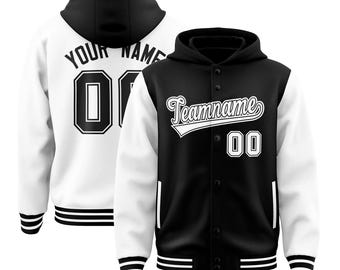 KXK Custom Varsity Jacket: Unisex Adult Youth Bomber, Personalized Team Coat