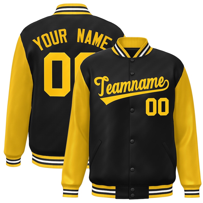 KXK Personalized Varsity Jacket: Custom Baseball Letterman Jacket - Etsy
