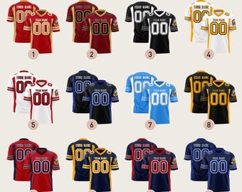 Maglia da calcio personalizzata KXK con nome della squadra e numero del giocatore, uniforme sportiva resistente per il giorno della partita, per tifosi e squadre