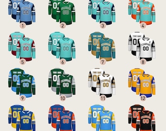 KXK  Custom Lace-Up Hockey Jersey: Personalized Name & Number