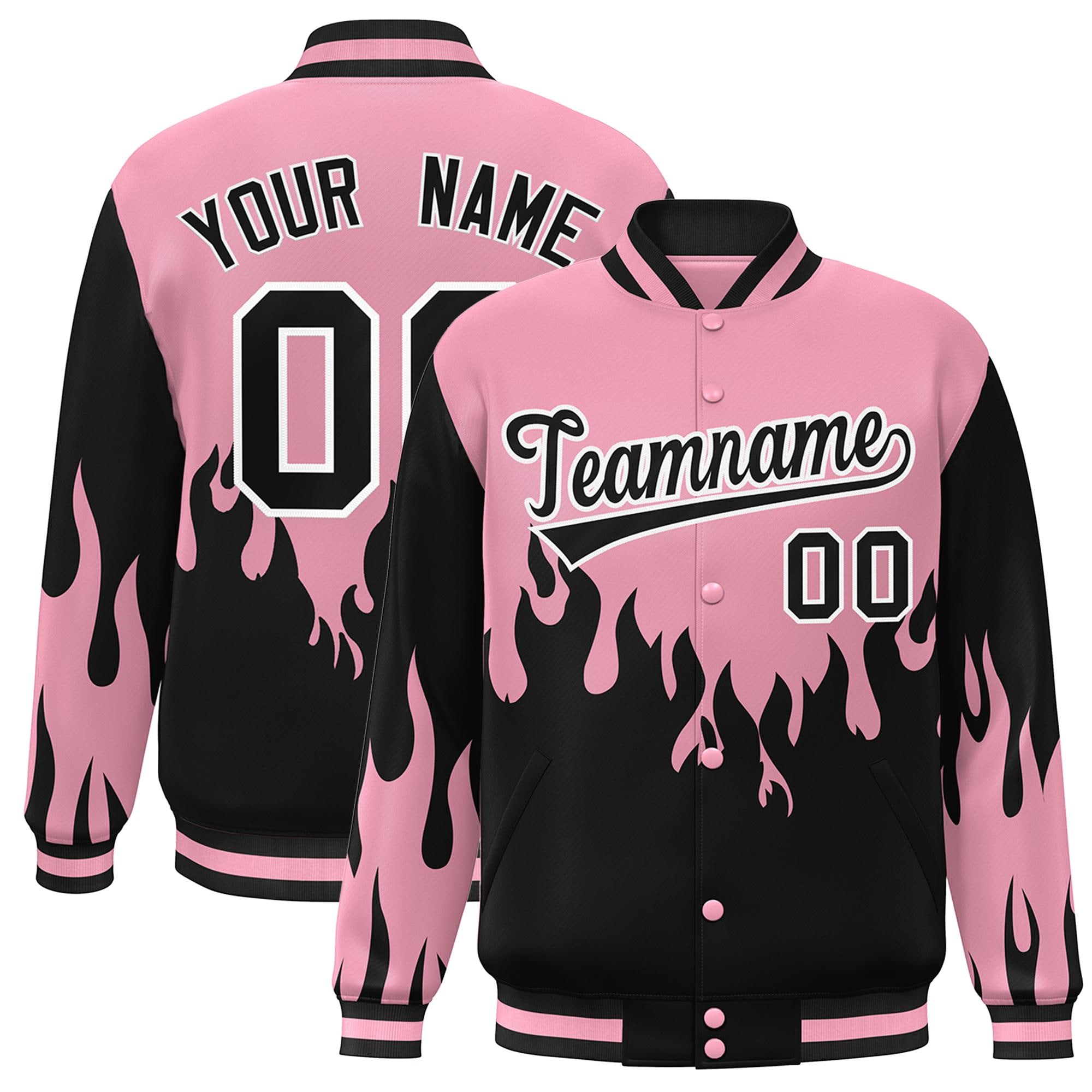 KXK Custom Varsity Jacket - Personalized Letterman Baseball Jacket With Stitched Name & Number