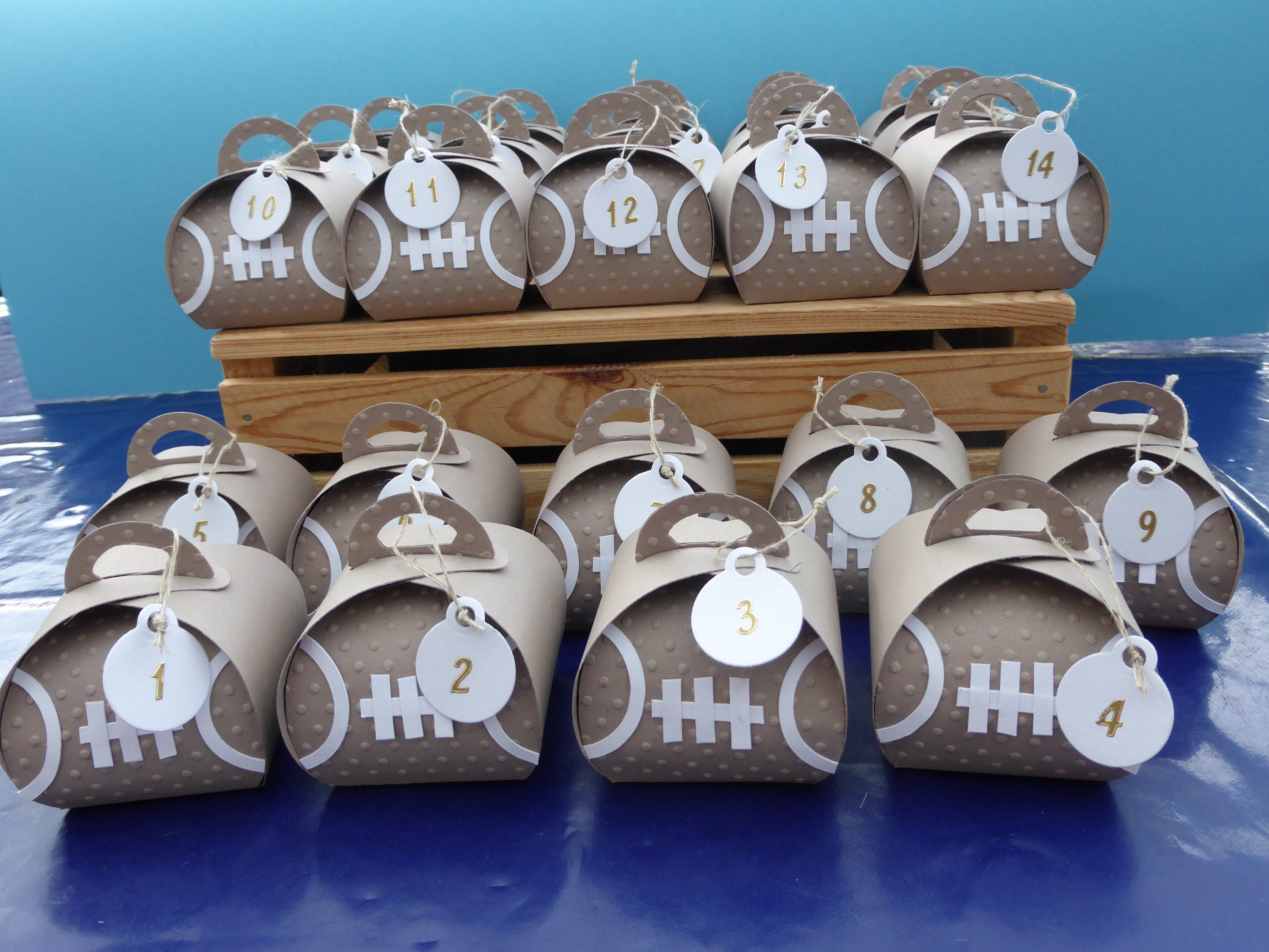 Advent Calendar football Sound Cardboard Etsy