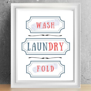 Printable Wall Art / Laundry Room Art / Digital Download / Digital Artwork / Printable