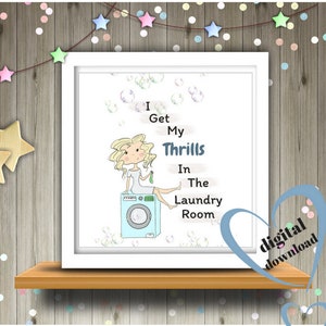 Laundry Room Decor / Laundry Sign / Digital Download / Printable / Picture / Paintings