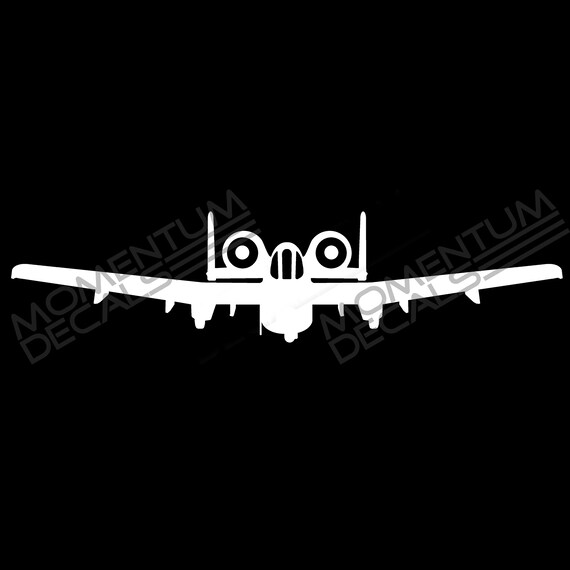 2 USAF A-10 Warthog Nose Art Stickers Military Aircraft Graphic Decal
