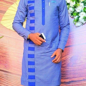 African Wear Men Clothing Kaftan African Men Shirt and Down - Etsy