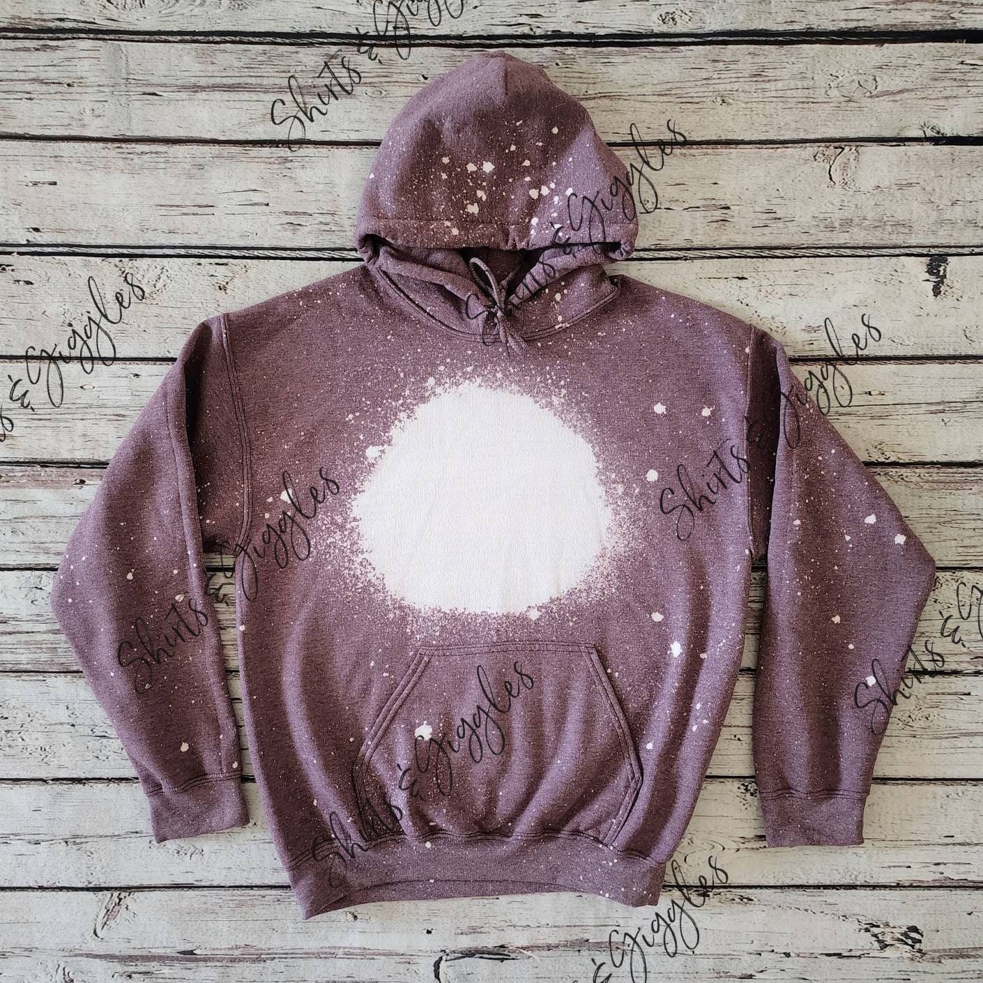Blank Bleached Hoodies Gildan Hoodie Bleached Hoodies Etsy