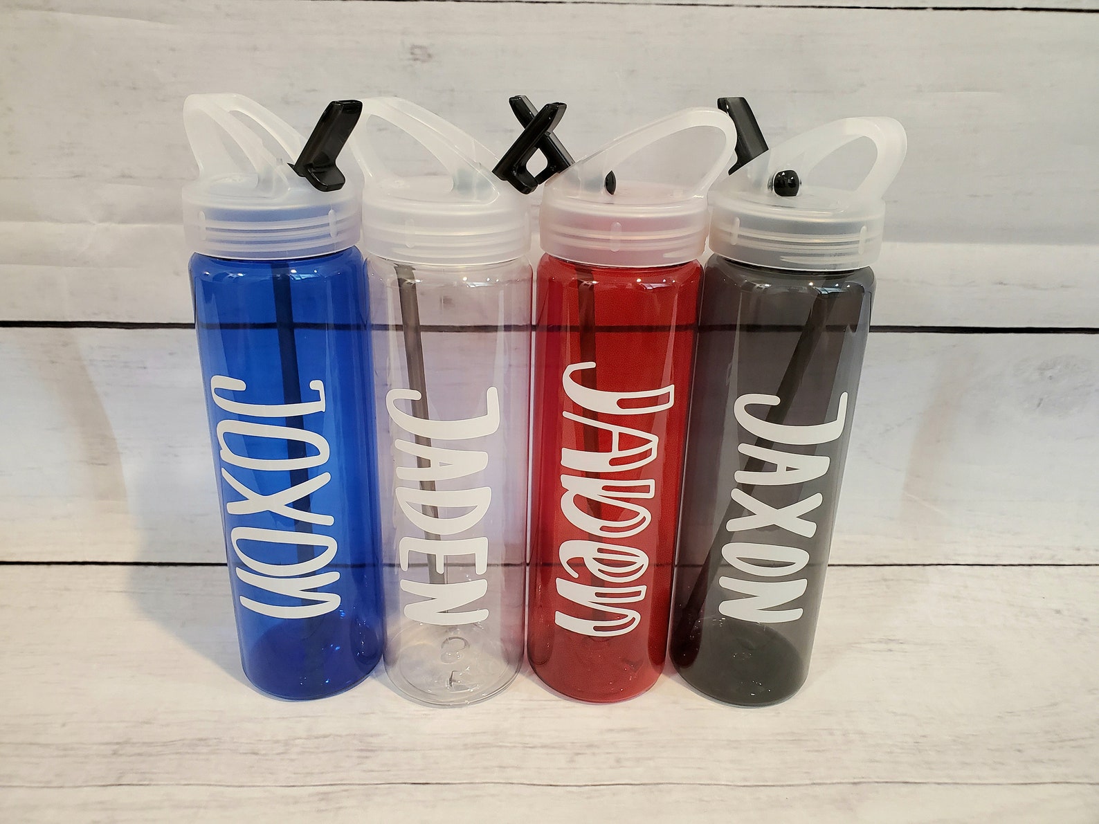 Personalized Water Bottle Custom Name Water Bottle Plastic Etsy