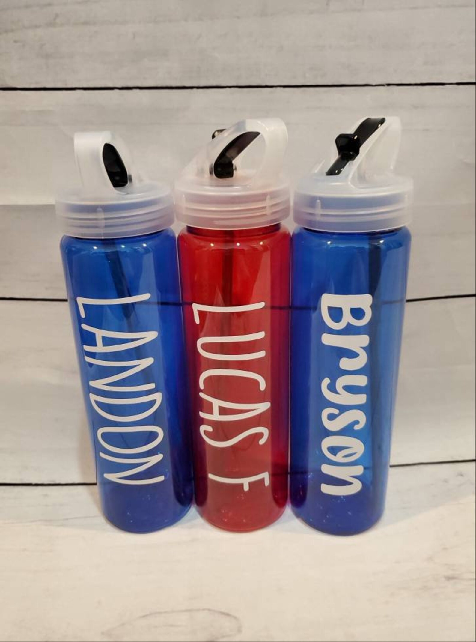 Personalized Water Bottle Custom Name Water Bottle Plastic Etsy