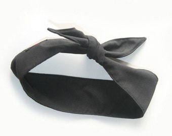 Rockabilly hairband black