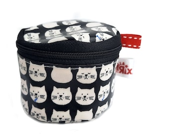 Cosmetic Pad Pouch Cheeky Cat