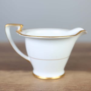 Antique Noritake Fine China Goldray Creamer Gold Trim Vintage Japan