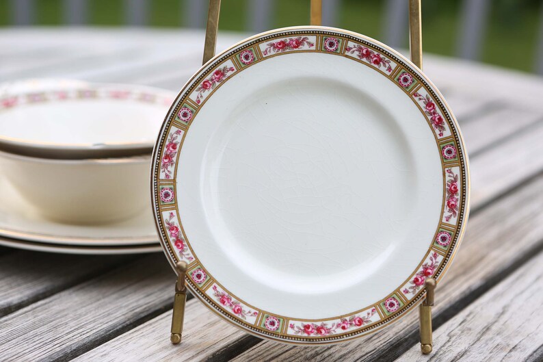 Antique Johnson Bros Ormsby China Dinner Plates Bread and Butter Plates Bowls Tea Cups and