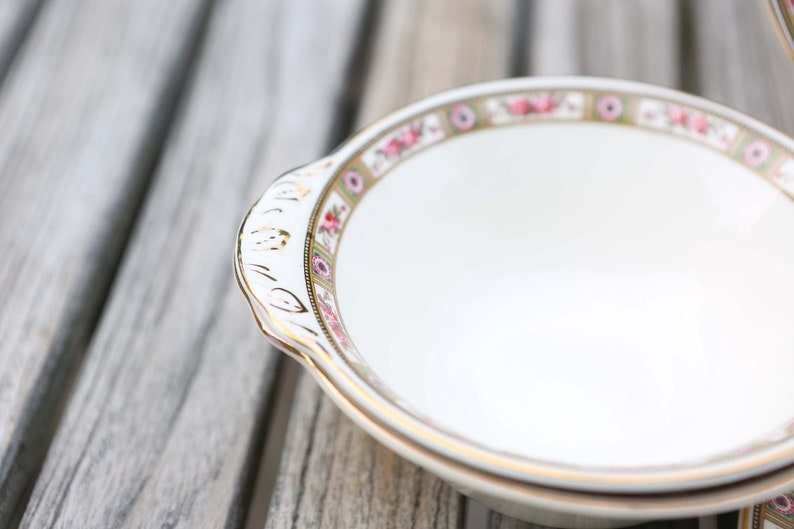 Antique Johnson Bros Ormsby China Dinner Plates Bread and Butter Plates Bowls Tea Cups and