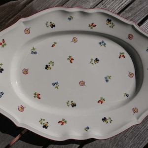 Villeroy & Boch Petite Fleur ovale schaal 17&quot; VITRO-porselein
