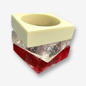 Square Resin Bangles
