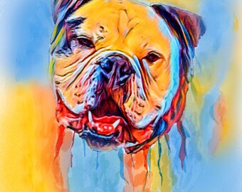 abstract portraits etsy