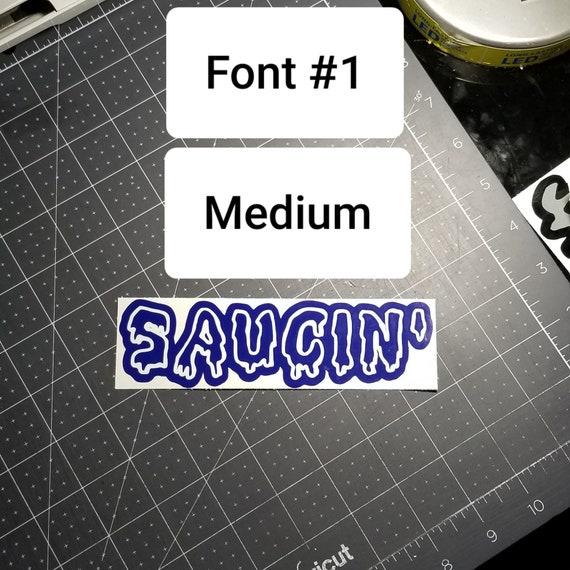 Saucin Vinyl Decal Pack Sticker 2 TWO
