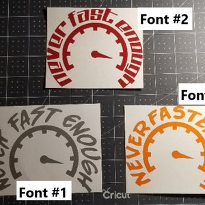 3 different font choices Simply Clean decal
