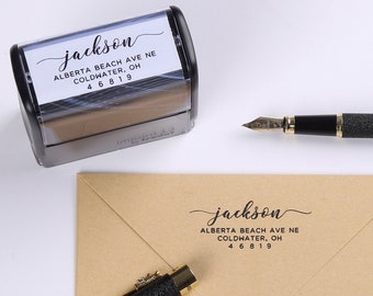 Custom Address Stamp, Self Inking Address Stamps, Personalized Return Address Stamp, Housewarming Gift Return Address Stamp