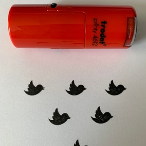Twitter Auto Inking Stamps, Twitter Rubber Stamp