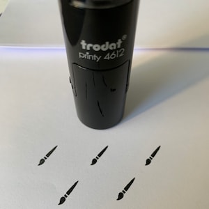 Penseelstempel, zelfinktende kwaststempels