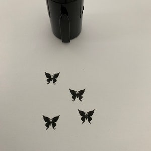 Carimbo autotintado de borboleta, carimbo de borracha de borboleta