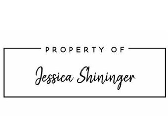 Property Of Self-inking Stamp, Custom Book Stamp
