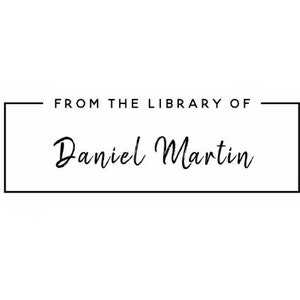 From The Library Of Stamp, Custom Library Stamp, Library Stamp, Custom Teacher Stamp, Personalized Teacher Stamp, Customized Teacher Stamps