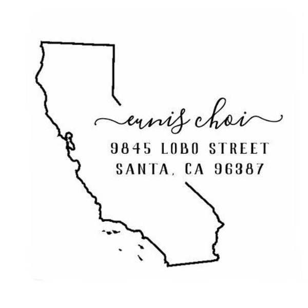 California Address Etsy