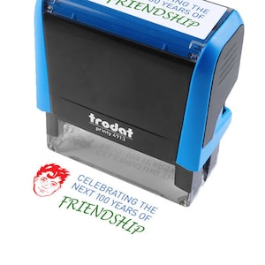 Timbre multicolore, Timbre personnalisé avec 2 ou 3 couleurs d’encre, Timbre personnalisé, Créez votre propre timbre, Tampon avec votre image, Texte, Logo, Idée