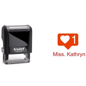 Teacher Stamp Self inkt, Aangepaste Leraar Stempel, Gepersonaliseerde Leraar Stempel, Gepersonaliseerde INSTAGRAM LIKE Stempel, Leraar Zoals Stempels