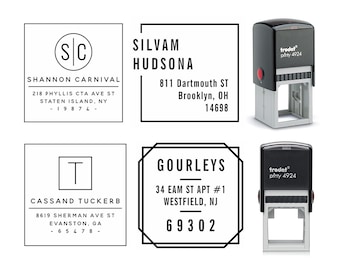 PERSONALISIERTER ADRESSSTEMPEL, Adressstempel, Adressstempel, Adressstempel, Geschenk für Immobilienmakler