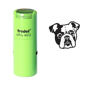 Bulldog Face Stamp