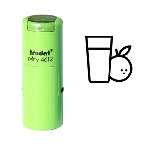 Timbro succo d'arancia