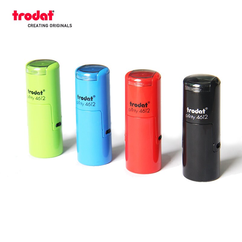 Tampon Encreur Automatique Patte De Chat - Rouge - Pour Cartes De Fidélité Ou Créatif
