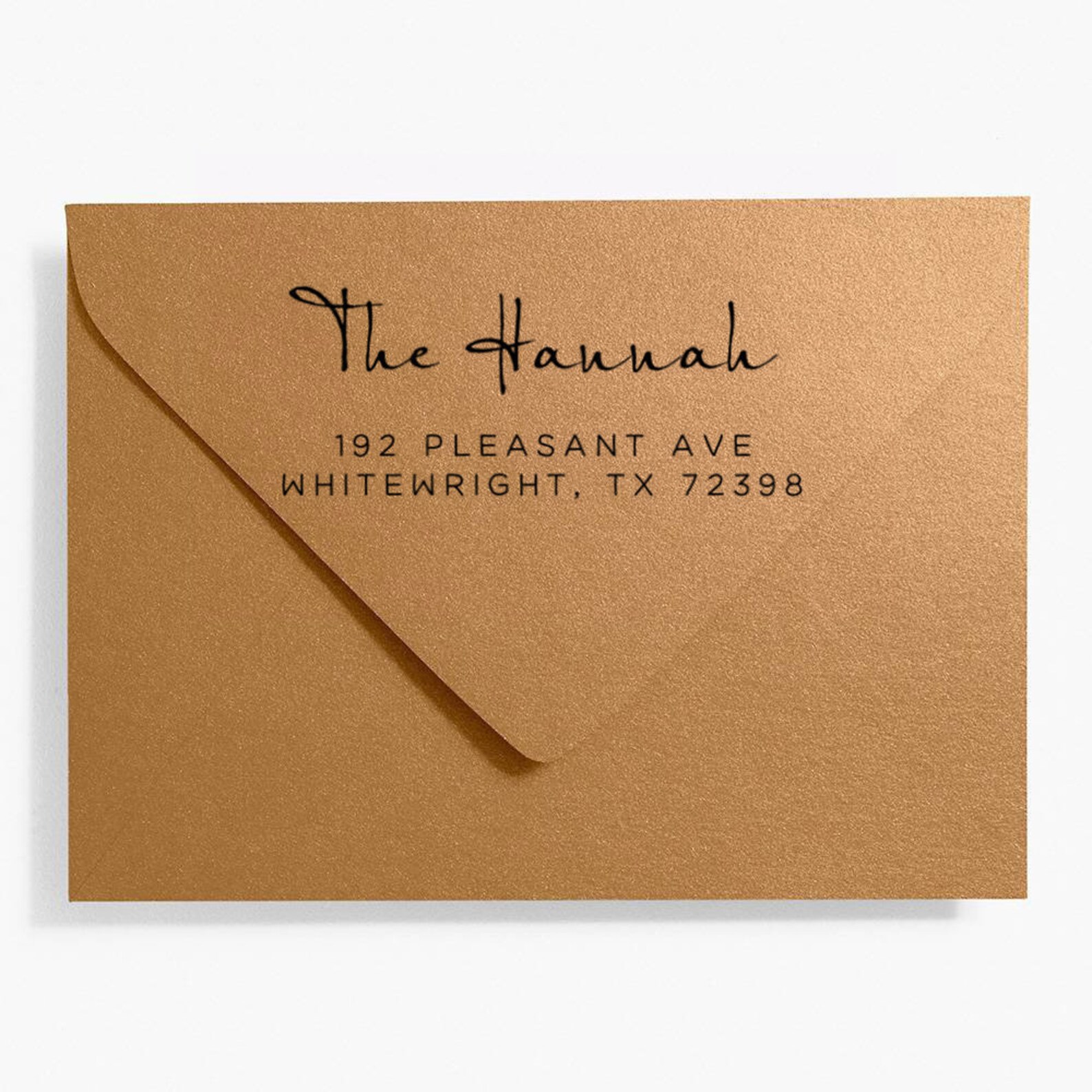 Self Inking Address Stamppersonalized Address Stampself Ink Etsy