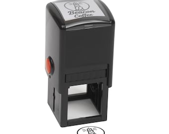 Custom Logo Stamp Self Inking, Personalized Image Stamps for Business Logo Text, Clear, Consistent Impressions & Effortless Stamping