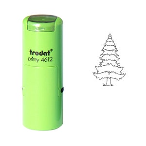 Timbre d’arbre d’evergreen