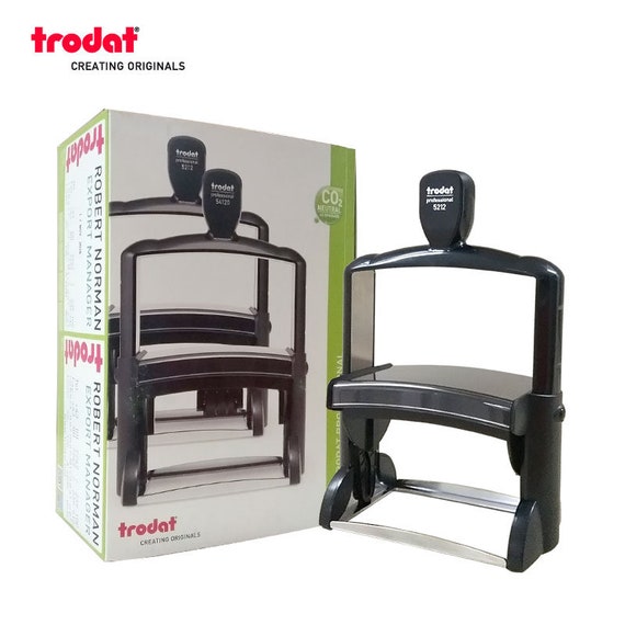 Timbro Logo Personalizzato Autoinchiostrante – Rotondo, Con Testo E Immagine, Disponibile In 4 Misure E 5 Colori