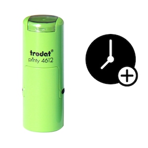 Klok stempel toevoegen