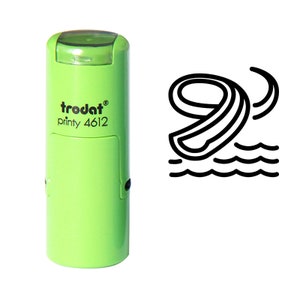 Wasserpark-Stempel