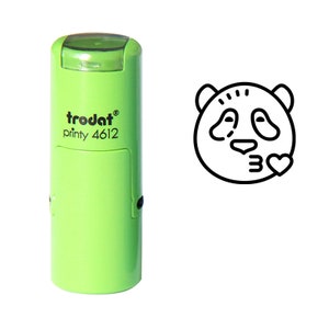 Kiss Panda Stamp