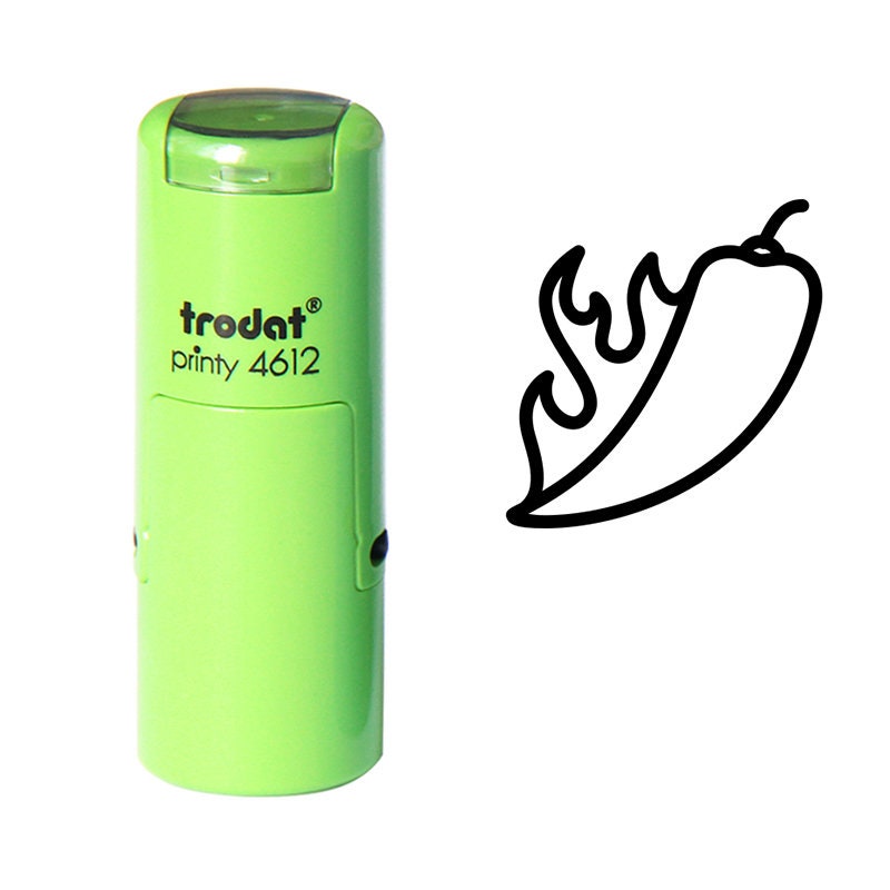 Chili Pepper Stamp Etsy