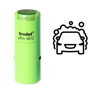 Automatische Autowäsche Stempel