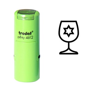 Timbro di vetro Hanukkah