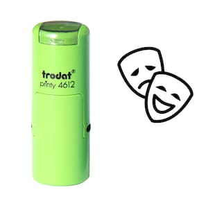 Theater Maske Stempel