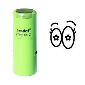Glückliche Augen Stempel