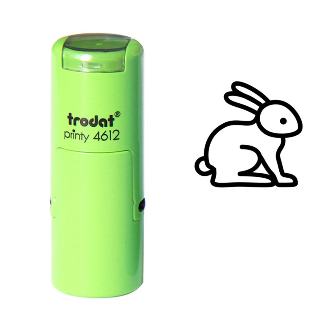 Rabbit Stamp - Etsy